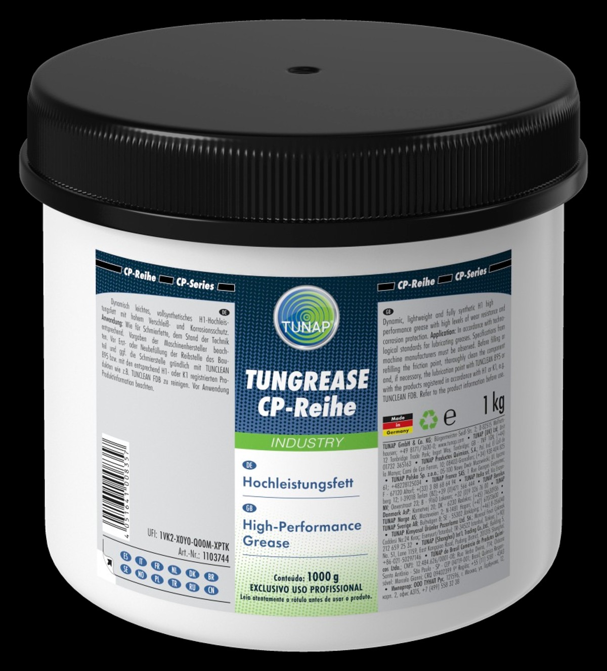 Tunap Schmierfett Tungrease CP-2/5